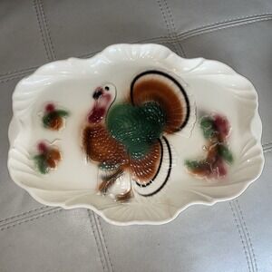 Vintage 1959 Turkey Platter‎ Lane and Co Van Nuys California T-40 Thanksgiving